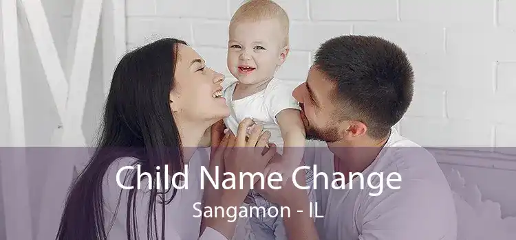  Child Name Change Sangamon - IL
